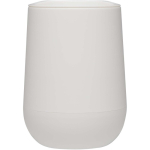 Bicchiere a doppia parete con coperchio scorrevole e isolamento ad aria 360ml color bianco seconda vista frontale