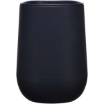 Bicchiere a doppia parete con coperchio scorrevole e isolamento ad aria 360ml color blu mare seconda vista frontale