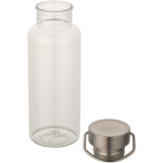Borraccia con tappo a vite e manico in acciaio inox 600ml color trasparente seconda vista