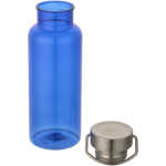 Borraccia con tappo a vite e manico in acciaio inox 600ml color blu reale seconda vista