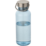 Borraccia con tappo a vite e manico in acciaio inox 600ml color azzurro