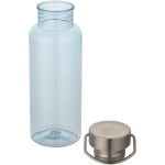 Borraccia con tappo a vite e manico in acciaio inox 600ml color azzurro seconda vista