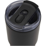 Bicchiere termico a doppia parete con coperchio antirovesciamento 540ml color nero vista dettaglio 1