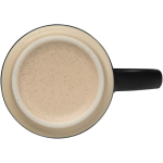Tazza impilabile in ceramica con base moderna non smaltata 180 ml color nero vista dettaglio 1