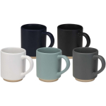Tazza impilabile in ceramica con base moderna non smaltata 180 ml color bianco seconda vista in vari colori