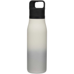 Bicchiere termico a doppia parete con coperchio one-touch 500ml color bianco seconda vista frontale