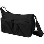 Borsa a tracolla per laptop con fascia per trolley e tasca nascosta 13'' color nero