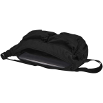 Borsa a tracolla per laptop con fascia per trolley e tasca nascosta 13'' color nero seconda vista