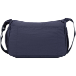 Borsa a tracolla per laptop con fascia per trolley e tasca nascosta 13'' color blu mare seconda vista posteriore