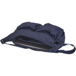 Borsa a tracolla per laptop con fascia per trolley e tasca nascosta 13'' color blu mare seconda vista