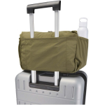 Borsa a tracolla per laptop con fascia per trolley e tasca nascosta 13'' color verde scuro terza vista