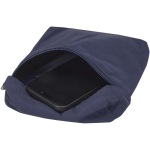 Borsa a tracolla leggera con tracolla regolabile e imbottitura color blu mare seconda vista