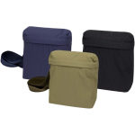 Borsa a tracolla leggera con tracolla regolabile e imbottitura color blu mare seconda vista in vari colori