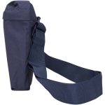 Borsa a tracolla leggera con tracolla regolabile e imbottitura color blu mare vista laterale