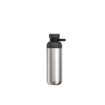 Borraccia in acciaio inox riciclato con doppia apertura 700ml Mepal color nero seconda vista frontale