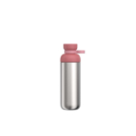 Borraccia in acciaio inox riciclato con doppia apertura 700ml Mepal color rosa seconda vista frontale