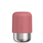 Tazza termica da asporto con chiusura ermetica 300ml Mepal color rosa seconda vista frontale