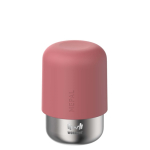 Tazza termica da asporto con chiusura ermetica 300ml Mepal color rosa vista con logo stampato 2