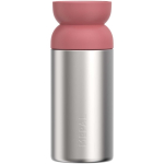 Tazza termica in acciaio inox riciclato con bordo a 360° 350 ml Mepal color rosa seconda vista frontale