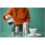 Tazza termica in acciaio inox riciclato con bordo a 360° 350 ml Mepal color azzurro pastello immagine stile di vita 2