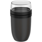 Portavivande in plastica con doppio scomparto 1,05L Mepal color nero