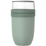 Portavivande in plastica con doppio scomparto 1,05L Mepal color verde mela seconda vista frontale
