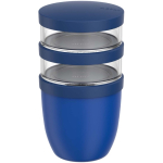 Contenitore ermetico a 3 scomparti 900 ml Mepal color azzurro pastello