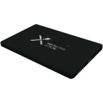 Batteria esterna sottile in alluminio riciclato 5.000 mAh SCX.design color nero