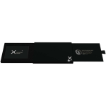 Batteria esterna sottile in alluminio riciclato 5.000 mAh SCX.design color nero seconda vista con scatola