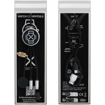 Cavo di ricarica 7 in 1 per smartwatch e cellulare SCX.design color nero seconda vista con scatola