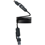 Cavo di ricarica magnetico ultra rapido a doppio ingresso 100W SCX.design color nero
