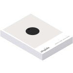 Localizzatore BT resistente all’acqua con allarme sonoro Chipolo color nero seconda vista con scatola