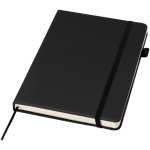 Taccuino A5 con copertina rigida in similpelle e pagine a righe JournalBooks color nero