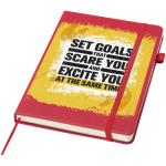 Taccuino A5 con copertina rigida in similpelle e pagine a righe JournalBooks color rosso