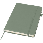 Taccuino A5 con copertina rigida in similpelle e pagine a righe JournalBooks color verde jeansato