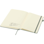 Taccuino A5 con copertina rigida in similpelle e pagine a righe JournalBooks color verde jeansato terza vista