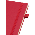 Quaderno A5 con copertina rigida in pelle sintetica, spirale e fogli a righe JournalBooks color rosso vista dettaglio 1