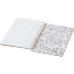 Set quaderno e pennarelli con tasca trasparente B6 color naturale seconda vista