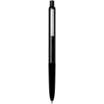 Penna a sfera in alluminio riciclato con impugnatura in gomma morbida, inchiostro blu color nero