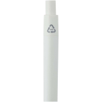 Mini penna a sfera in plastica riciclata RCS con inchiostro blu color bianco vista dettaglio 1