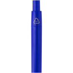Mini penna a sfera in plastica riciclata RCS con inchiostro blu color blu reale vista dettaglio 1