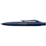Mini penna a sfera in plastica riciclata RCS con inchiostro blu color blu mare