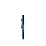 Mini penna a sfera in plastica riciclata RCS con inchiostro blu vista area di stampa