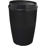 Bicchiere riutilizzabile in plastica riciclata a parete singola 350 ml color nero