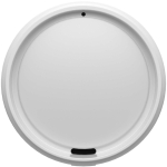 Bicchiere riutilizzabile in plastica riciclata a parete singola 350 ml color bianco seconda vista