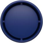 Bicchiere a parete singola con coperchio 360° e fascia isolante 350ml color blu seconda vista