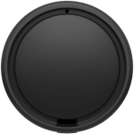 Bicchiere riutilizzabile con coperchio a clip e fascia isolante 350ml color nero seconda vista