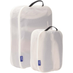 Set di due organizer per bagagli Thule con pannello in rete color bianco