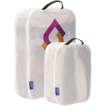 Set di due organizer per bagagli Thule con pannello in rete color bianco