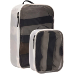 Set di due organizer per bagagli Thule con pannello in rete color bianco terza vista